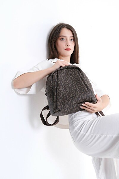 Just Polo Women's Brown Backpack