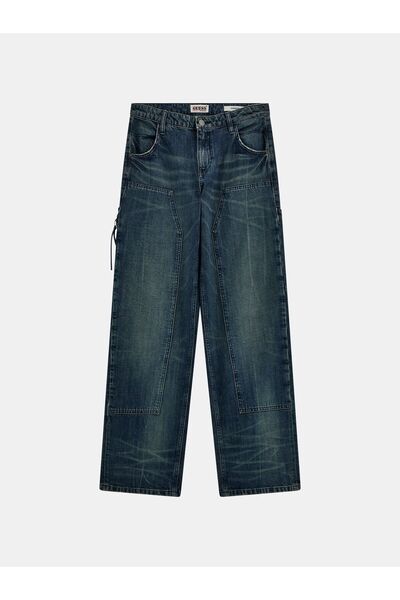 Guess بنطال جينز بسحاب للنجار