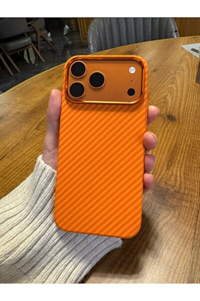 daystar Orange Striped Slim Premium Original Carbon Phone Case Compatible wit...
