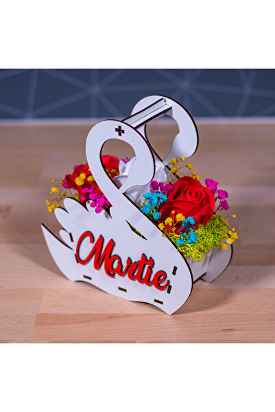 Creators of Crafts Rose and Lichen Martisor - Swan Model