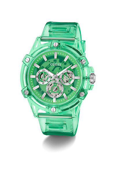 Guess Mens Eco-Friendly Green Multi-function Watch