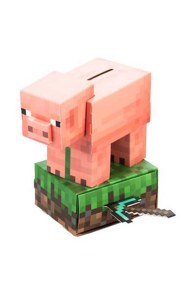 JPT Minecraft Build Your Own Piggy Bank Set