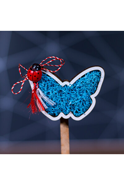 Creators of Crafts Magnet Martisor With Lichens - Butterfly