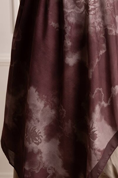 Lemaye Magličasta bašta Sa deznom Mekani šal - Bordo crvena