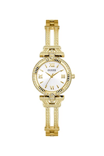 Guess Ladies Gold Tone Analog Watch