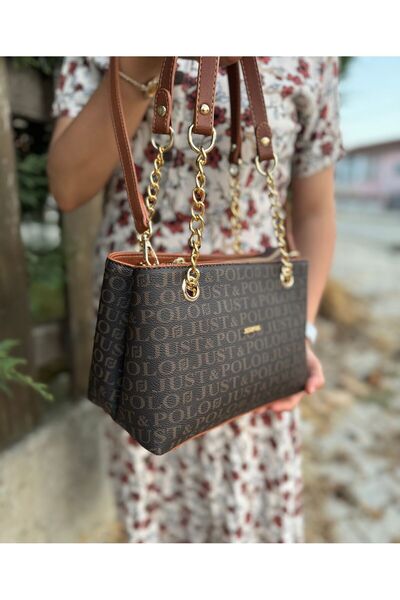 Just Polo حقيبة نسائية 2181mh بني بني