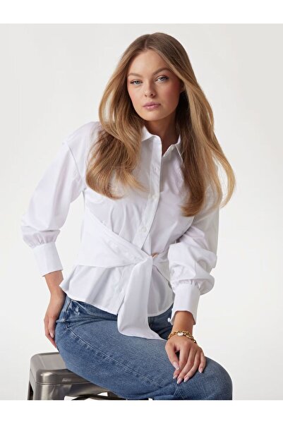 Guess Wrap up stretch blouse