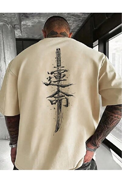 PENTHİLUS Men's Oversize T-Shirt - Men's Relaxed Fit Short Sleeve T-Shirt