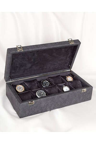 Shansora Design Handmade 10-Piece Premium Watch Box, Faux Leather Covered, Sp...