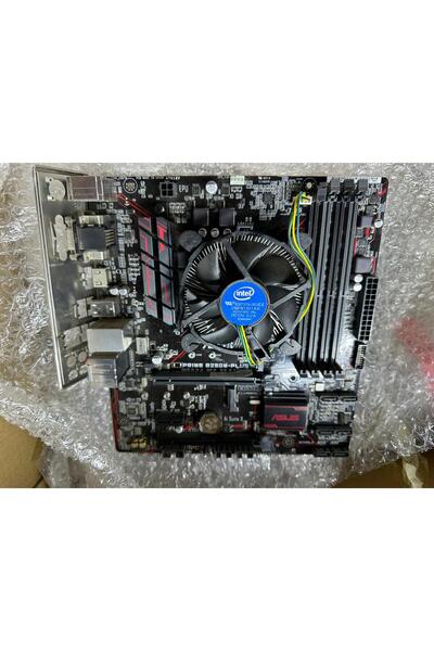 KYNC Asus Prime B250M-Plus LGA 1151 Anakart+i7 7000 cpu+Fan Refurbished