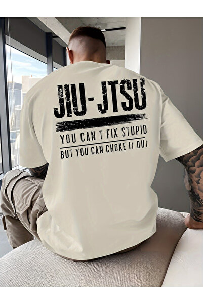 Rayan & Hoor Style Jisu Printed Oversize Cotton Crew Neck T-Shirt