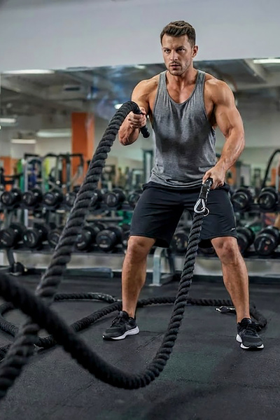 AVESSA ZTR-10M Tutamaçlı Crosfit Halatı – 10 Metre - 38mm - Tutamaçlı Tasarım...