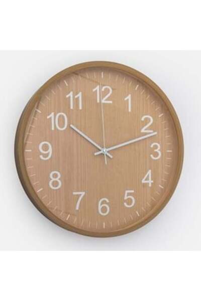 OEM CEAS PERETE CU EFECT DE LEMN 40CM Wall Clock with Wood Effect 40 CM