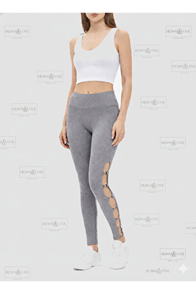 HUMAN LOVE Ring-Detail Leggings and Strappy Crop Top
