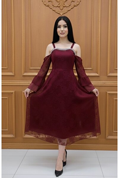 Velure midi evening dress