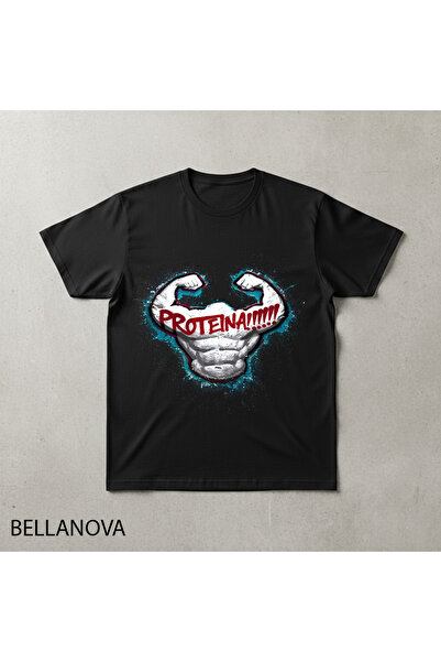 bellanova Premium Μαύρο Βασικό Αθλητικό T-shirt
