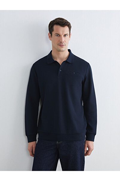 LC Waikiki RMZ GİYİM FARKIYA سترة رياضية للرجال بياقة مقلوبة