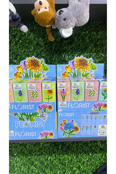 Mevsimsiz Çiçek 60-150 Parça Lego Çiçek Dekoratif Çiçek çift hobi zeka[FLORİS...