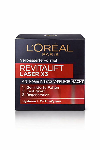 L'oreal L’Oréal Paris Revitalift Laser X3 night cream, intensive anti-wrinkle...