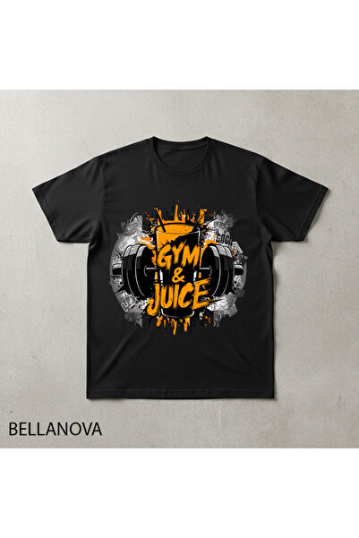 bellanova تيشيرت رياضي أساسي أسود فاخر