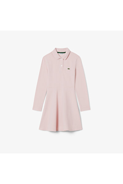 Lacoste Long Sleeved Stretch Pique Polo Dress - EJ0903-00-ADY