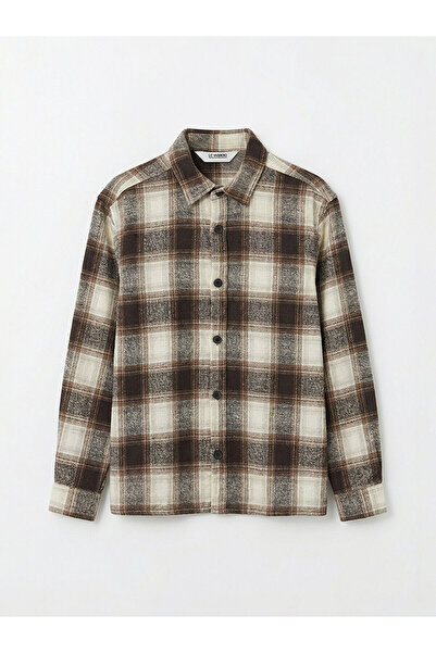 LC Waikiki Özmarka New Season Plaid Boy's Lumberjack Shirt
