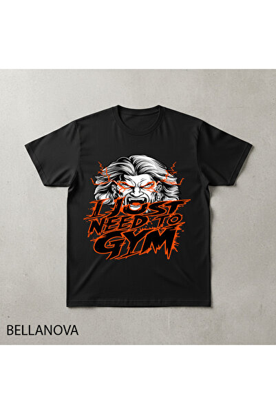 bellanova تيشيرت رياضي أساسي أسود فاخر