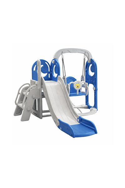 ALBADER 2-in-1 Kids Slide and Swing Set with Safety Belt, Indoor Outdoor Todd...