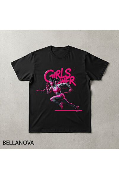 bellanova تيشيرت رياضي أساسي أسود فاخر