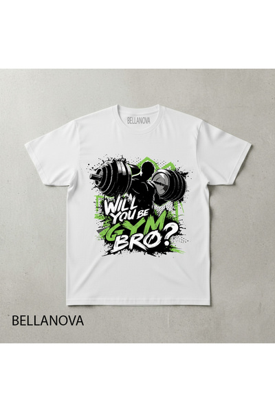 bellanova Premium White Basic Sports Tshirt
