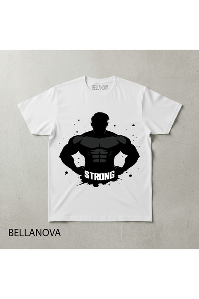 bellanova Premium White Basic Sports Tshirt