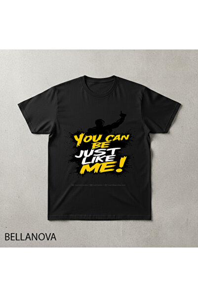 bellanova Premium Μαύρο Βασικό Αθλητικό T-shirt