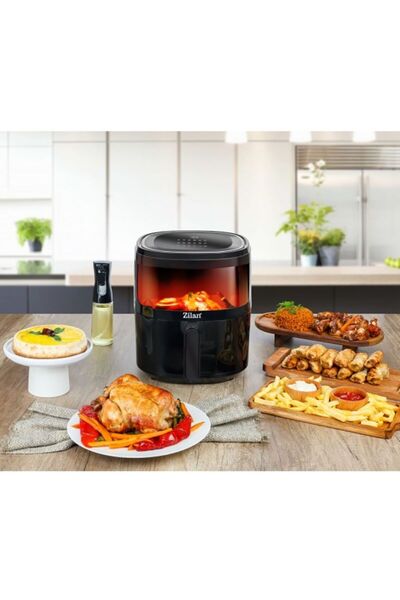 Zilan Air Fryer ZLN9983, 1500W, 5L, LED touch display, 12 programs, viewing w...