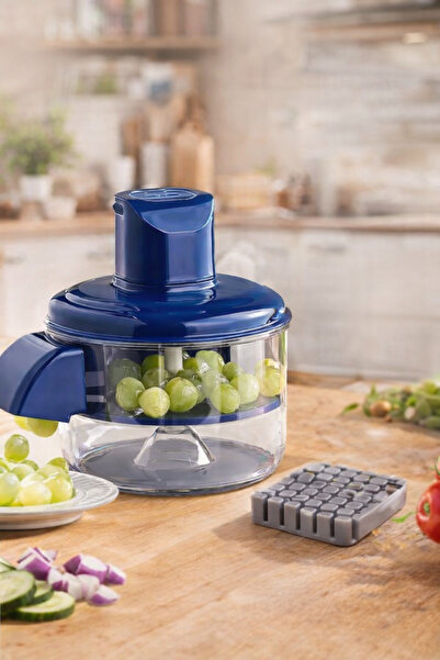 Generic قطاعة خضار يدوية متعددة الاستخدام – مفرمة خضروات بدون كهرباء بشفرات حادة