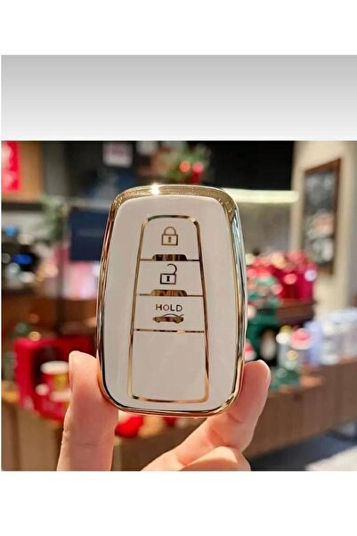 ÖZEN KEYS Luxury Toyota C-Hr Corolla Rav4 Land Cruiser 3 Button Smart Nano Ke...