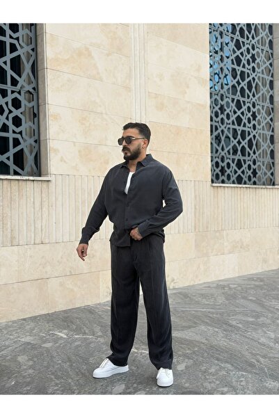 PEERLESS STORE Washable Modal Fabric Shirt & Pants Set