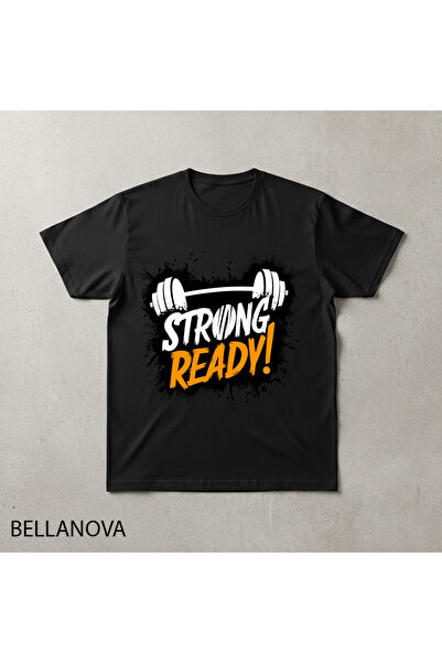 valeriae Premium Μαύρο Βασικό Αθλητικό T-shirt