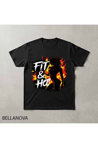 valeriae تيشيرت رياضي أساسي أسود فاخر