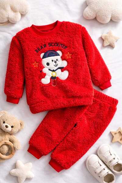 Kids PELUŞ ÇOCUK EŞOFMAN TAKIMI