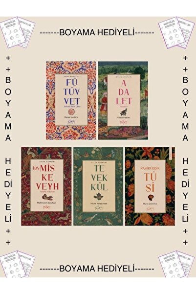 Sufi Kitap Boyamalı - Fütüvvet - Adalet - İbn Miskeveyh - Tevekkül - NASİRÜDD...