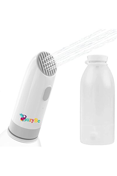 BuzyBe بيديه محمول للسفر، قابل لإعادة الشحن عبر منفذ USB، شطاف يدوي عالي الضغ...