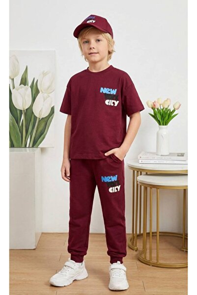 Milanlı Kids طقم صيفي للأولاد مع قبعة كهدية