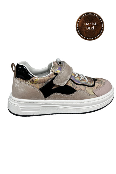şenler bebe world kids Girls' Shoes Genuine Leather Orthopedic and Non-Slip S...