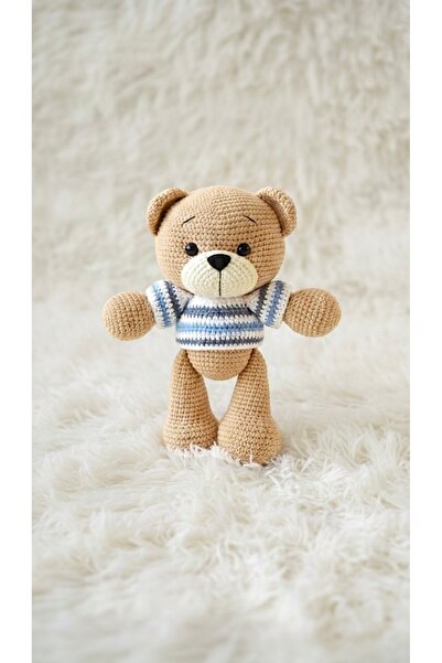 Zey's Amigurumi Amigurumi Çizgili Kazaklı Ayı Uylu Arkadaşı