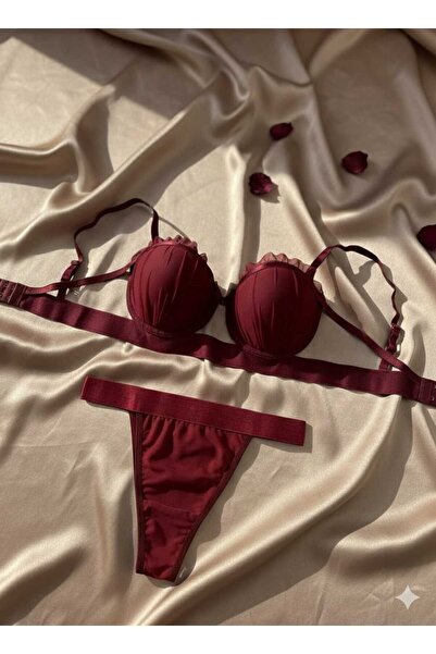 WOMEN'S WORLD FANTASY New Season Oyster Bra Set with Support and Padded Cups