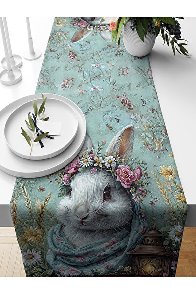 Bertille Home Spring Series 140X40 cm Digital Printed Runner (Spring Easter E...