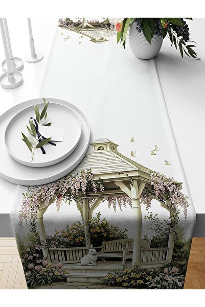 Bertille Home Seria de primăvară 140x40 cm Runner imprimat digital (Paște de ...