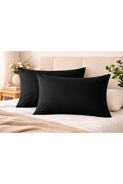 Madame Home غطاء وسادة أكفيل قطن 100% مكون من قطعتين مقاس 50x70 سم