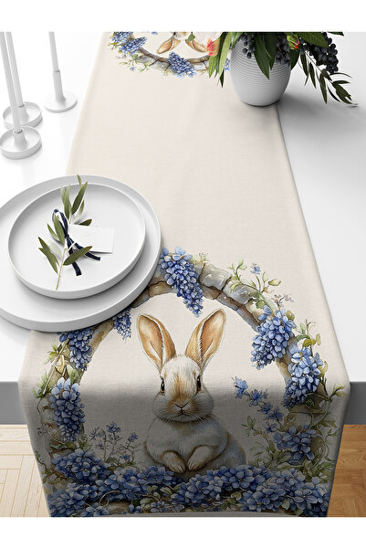 Bertille Home Seria de primăvară 140x40 cm Runner imprimat digital (Paște de ...