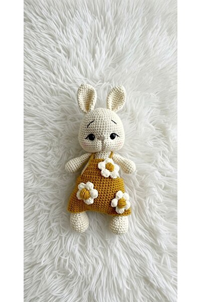 Zey's Amigurumi Amigurumi Çiçekli Tavşan Uyku Arkadaşı